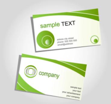 Gestaltung & Druckvorlagenerstellung Visitenkarte