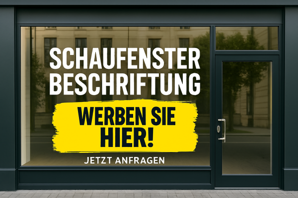 Schaufensterbeschriftung